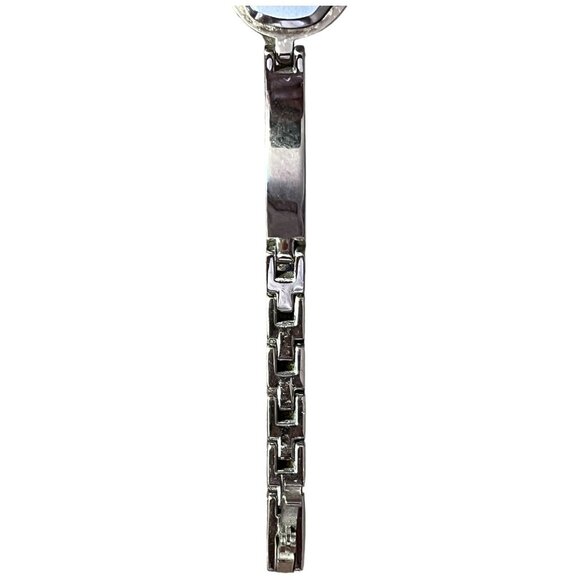 Women's Stainless Steel Quartz Watch With Faux Diamonds Elegant Time Piece - Picture 8 of 9